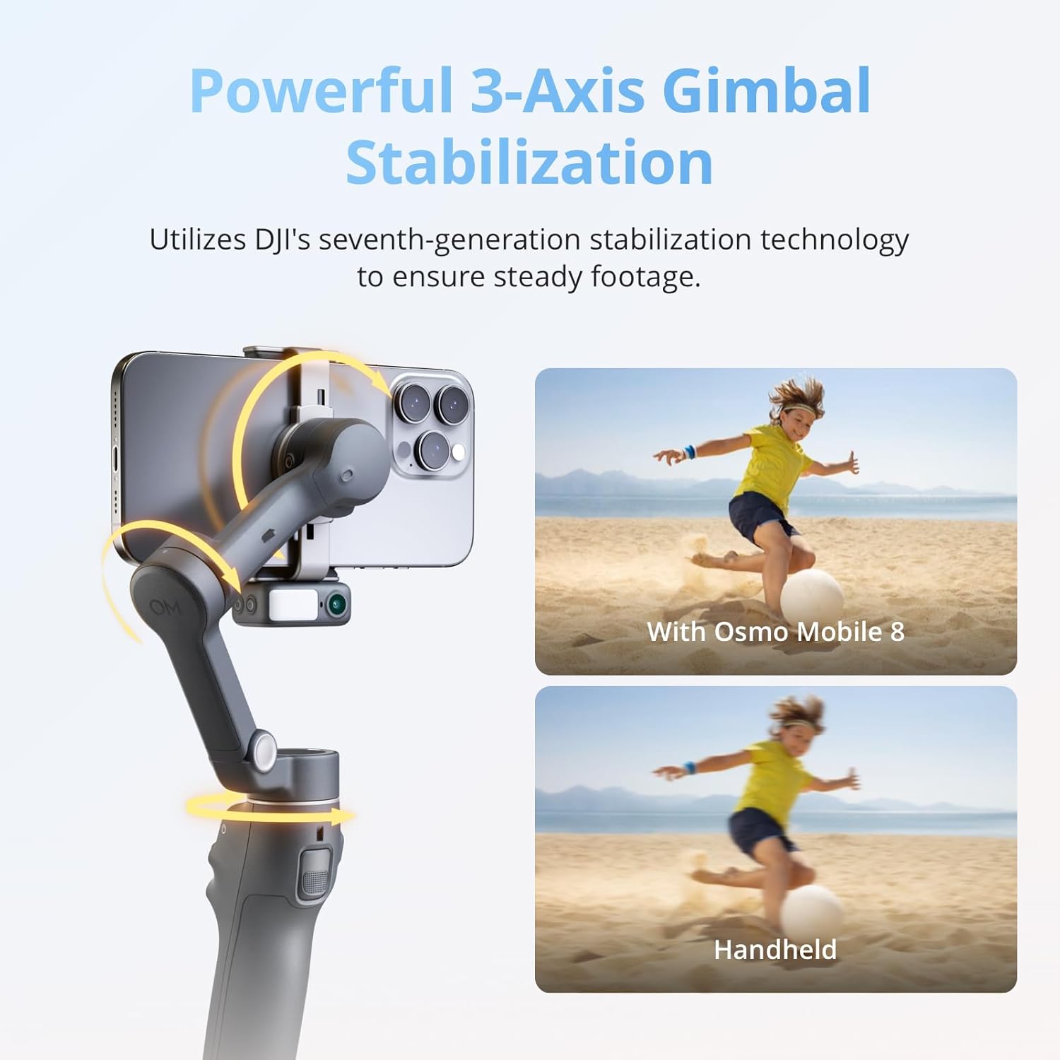 DJI Osmo Mobile 8 Advanced Tracking Gimbal Stabilizer