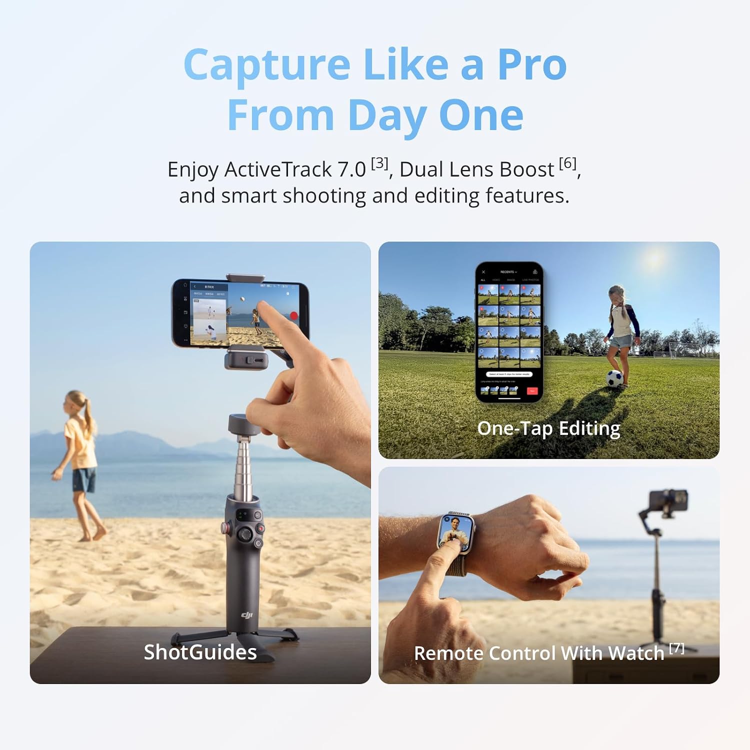 DJI Osmo Mobile 8 Advanced Tracking Gimbal Stabilizer