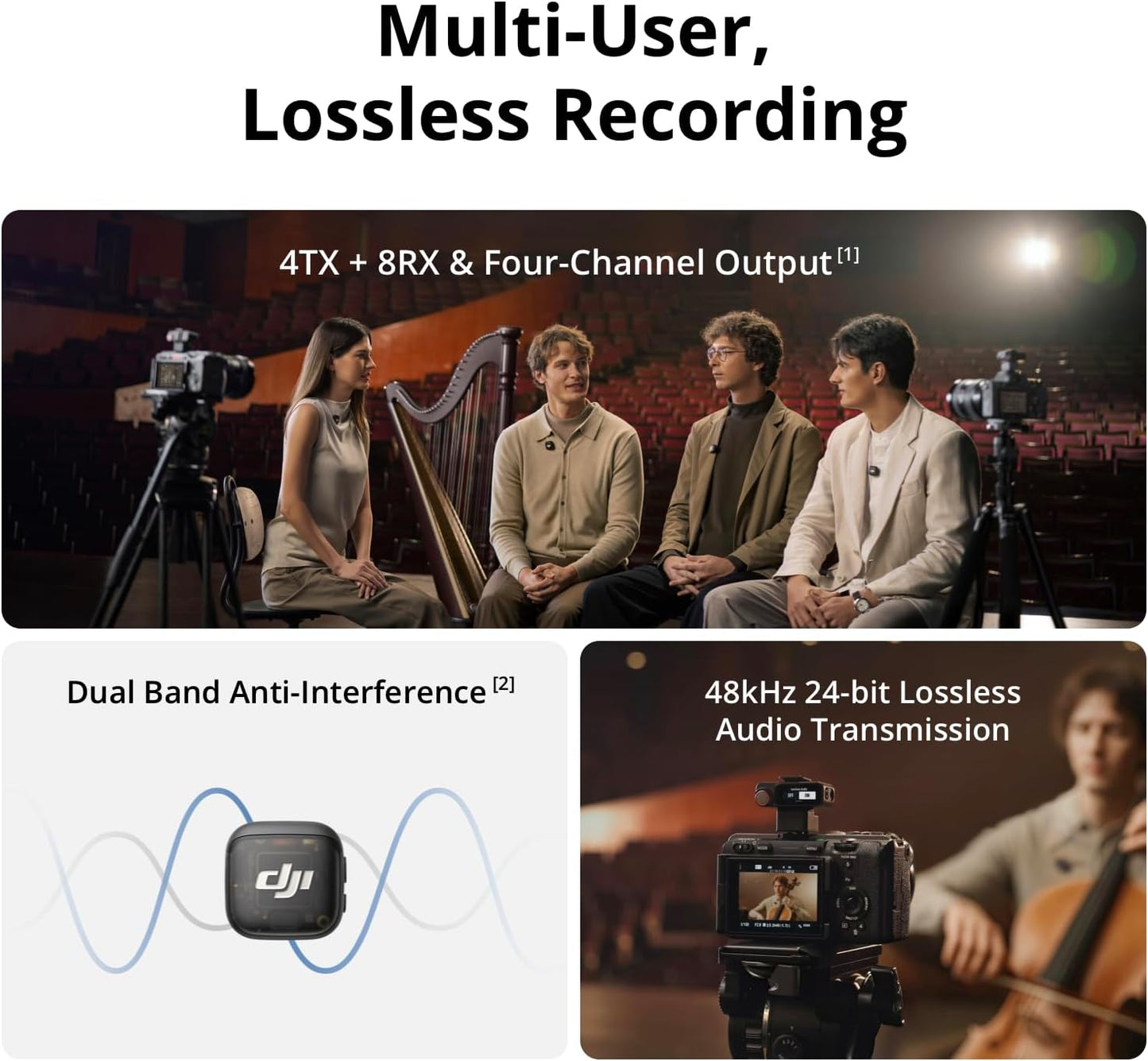 DJI Mic 3 Wireless Microphone System for Content Creators