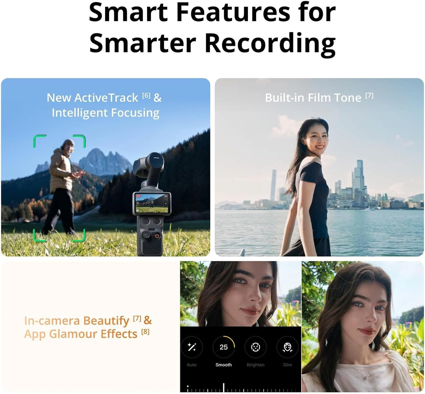 DJI Osmo Pocket 4 Gimbal Camera 4K AI Vlogging Camera