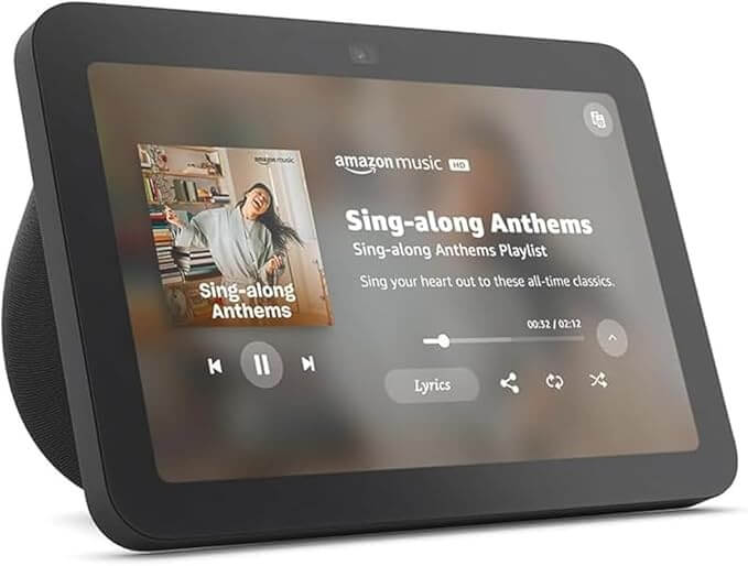 Echo Show 8 Smart Display with Alexa HD Touchscreen