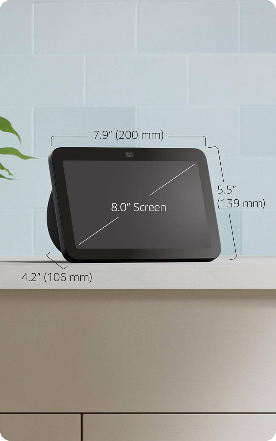Echo Show 8 Smart Display with Alexa HD Touchscreen