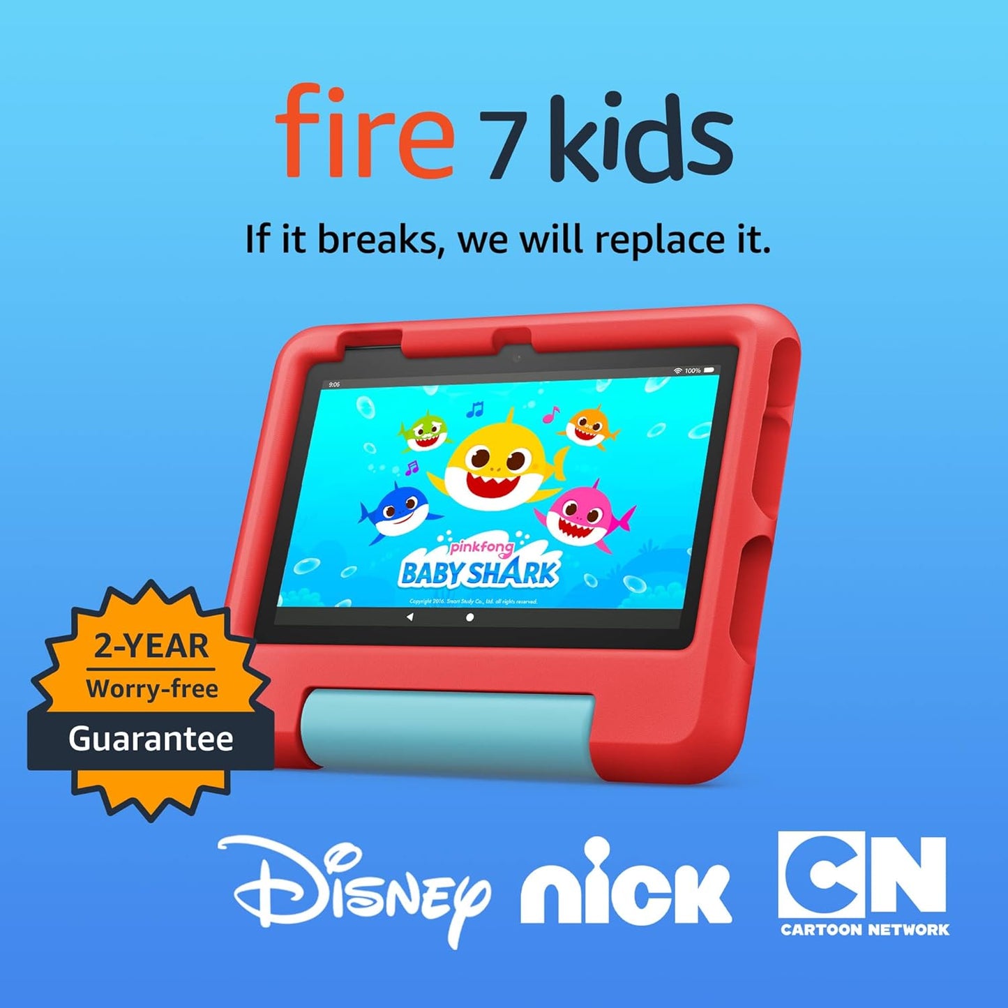 Fire HD 7 Kids Tablet | Durable Learning & Entertainment