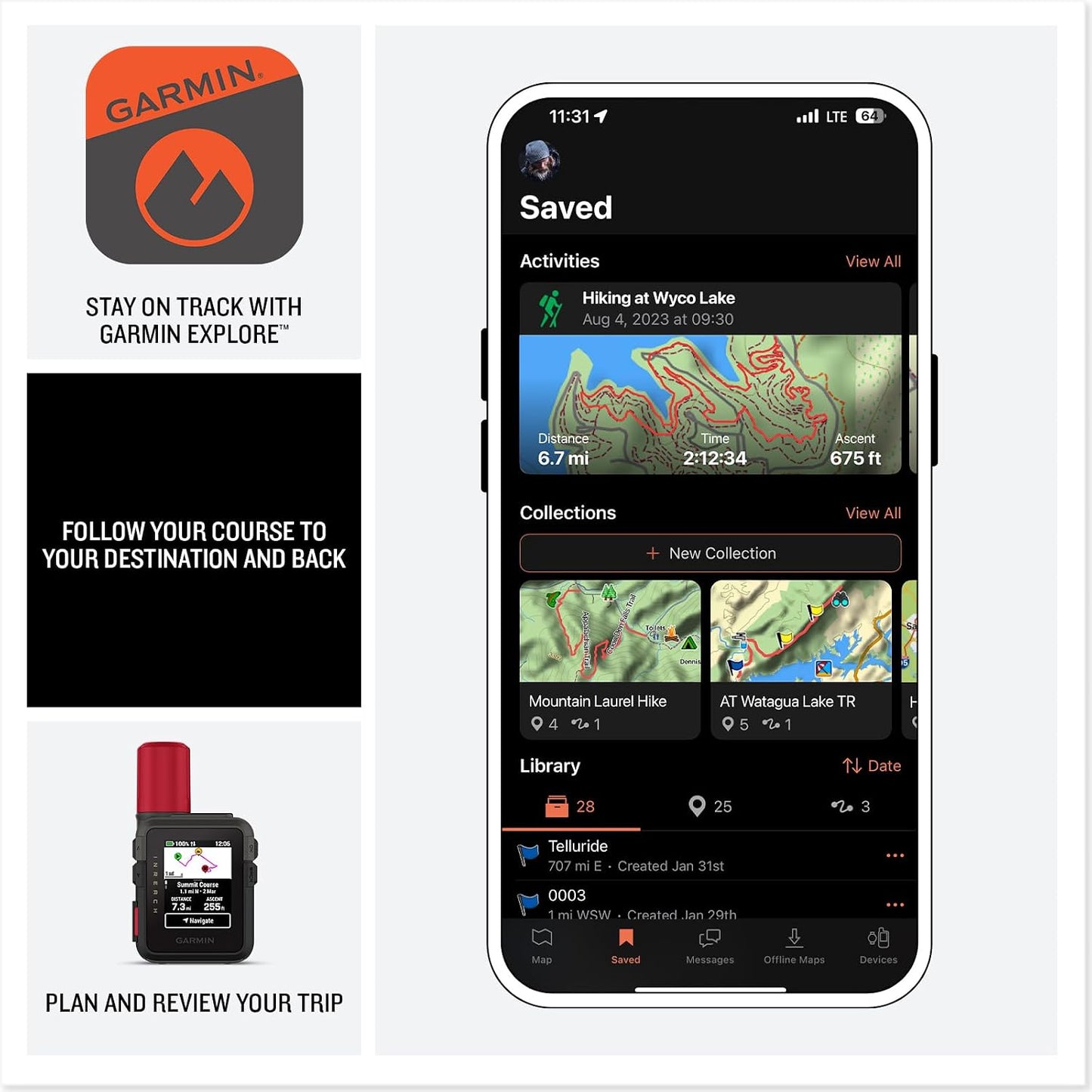 Garmin inReach Mini 3 Plus Satellite Communicator