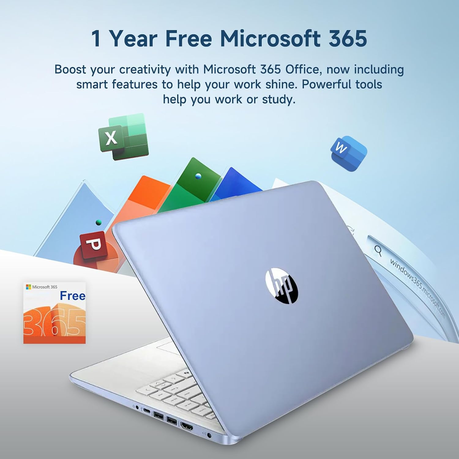 HP 14 Intel N150 Laptop | Fast Everyday Computing