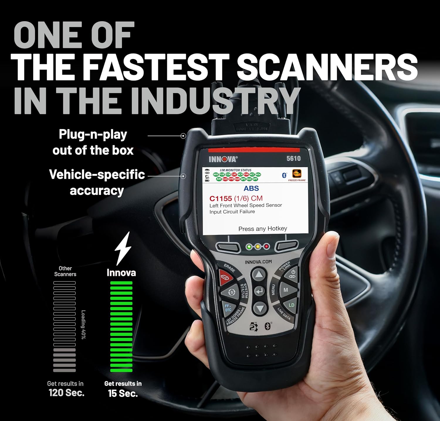 Innova 5610 CarScan Bidirectional OBD2 Diagnostic Scanner