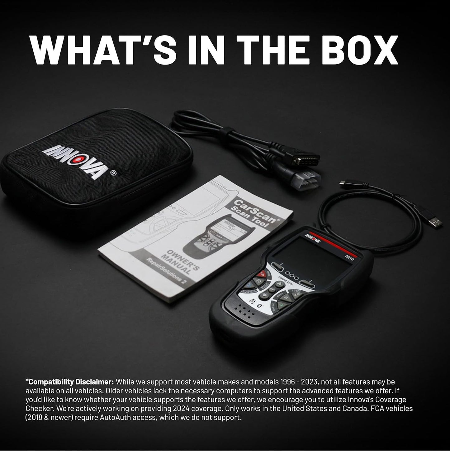 Innova 5610 CarScan Bidirectional OBD2 Diagnostic Scanner