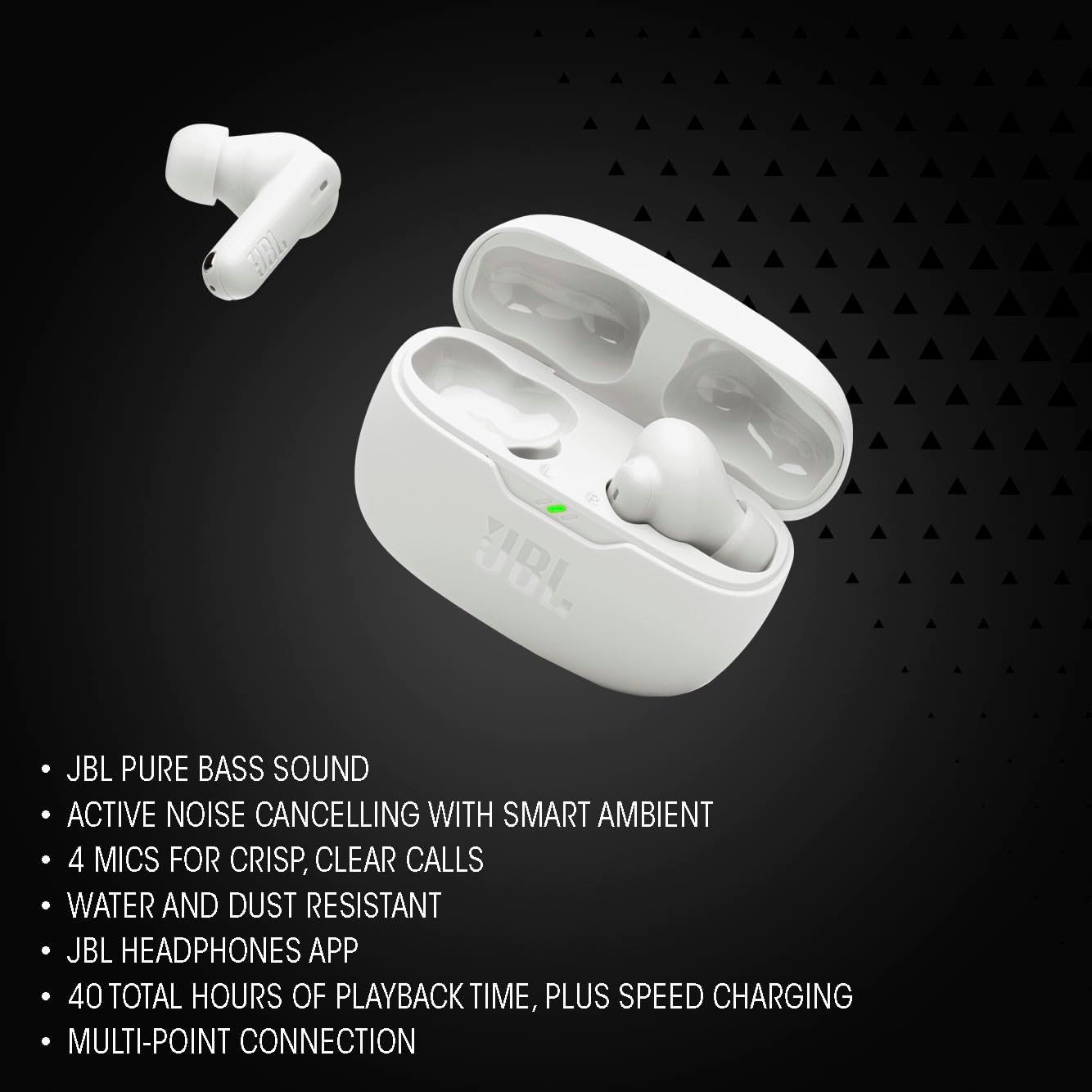 JBL Vibe Beam 2 Earbuds | Deep Bass Sound