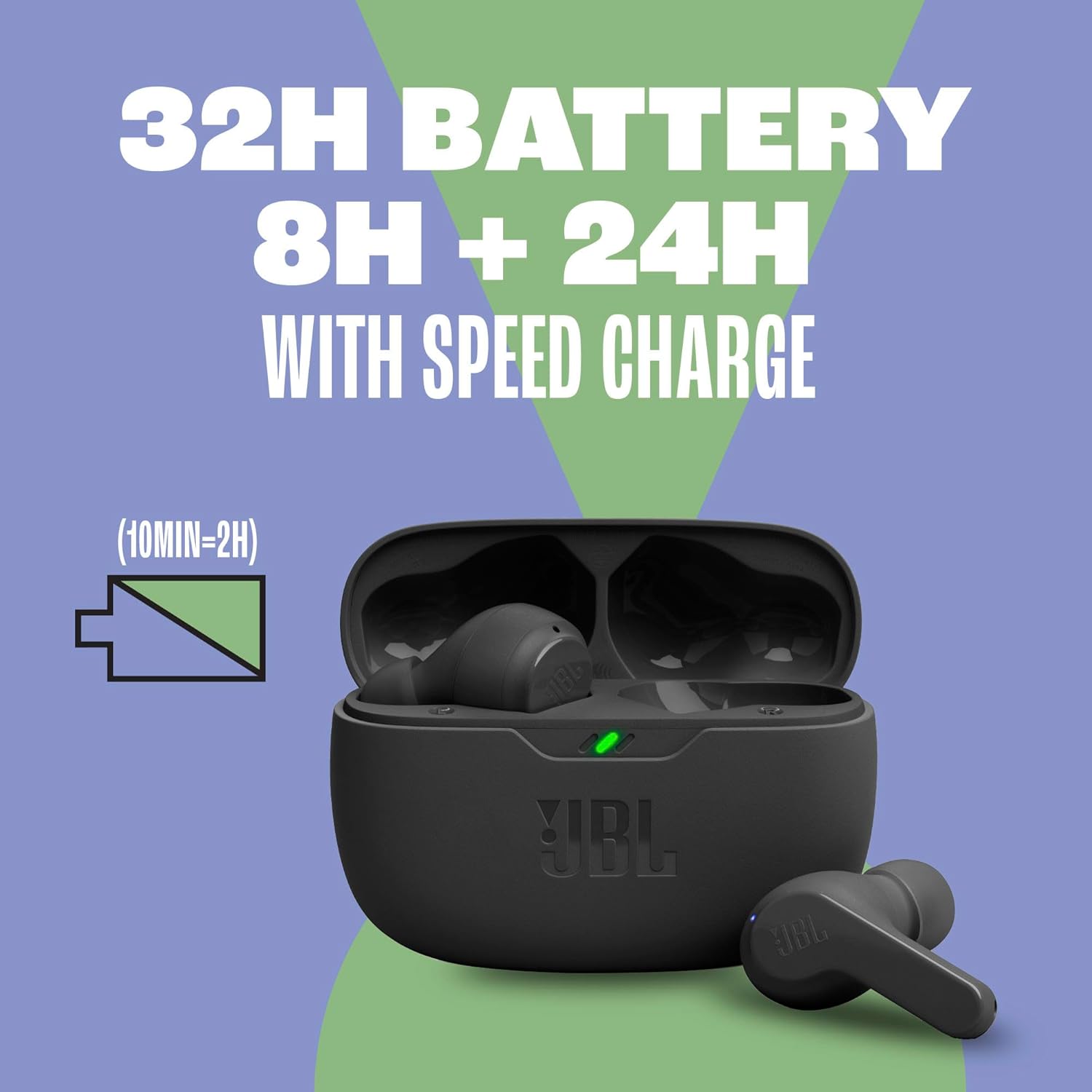 JBL Vibe Beam Earbuds – True Wireless Bluetooth Earbuds with Deep Bass