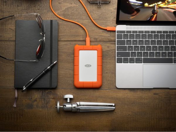 LaCie Rugged 2TB Portable External Drive for Secure High-Speed Storage