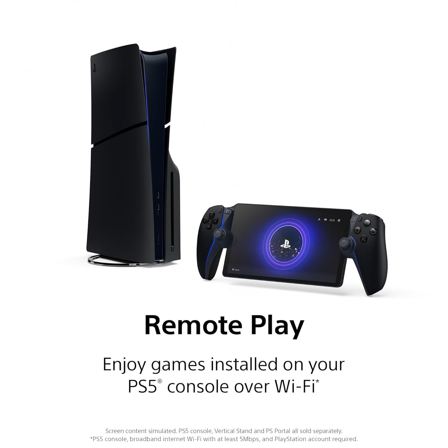 PlayStation Portal Remote Player | Midnight Black Console