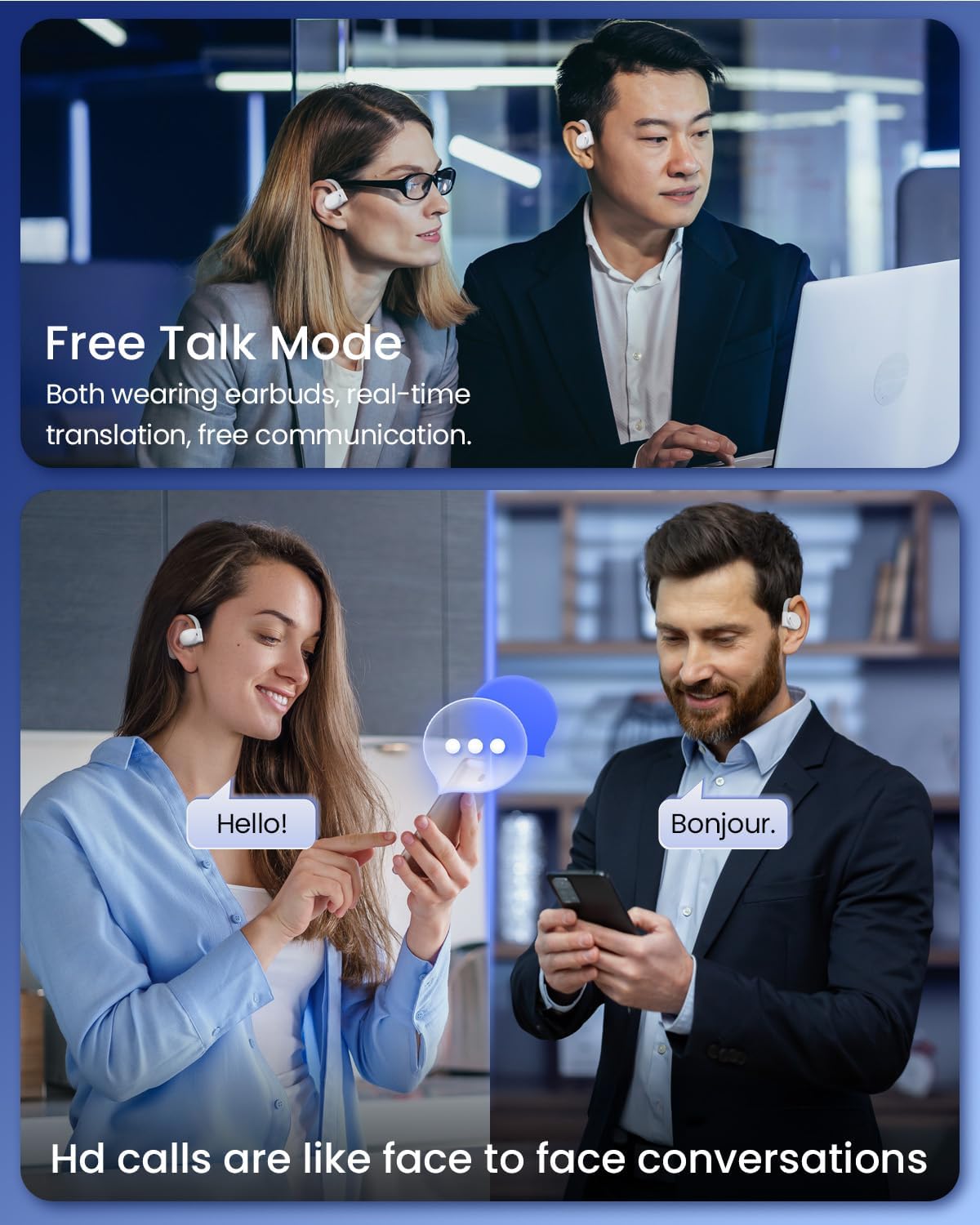 Tagry AI Language Translation Earbuds