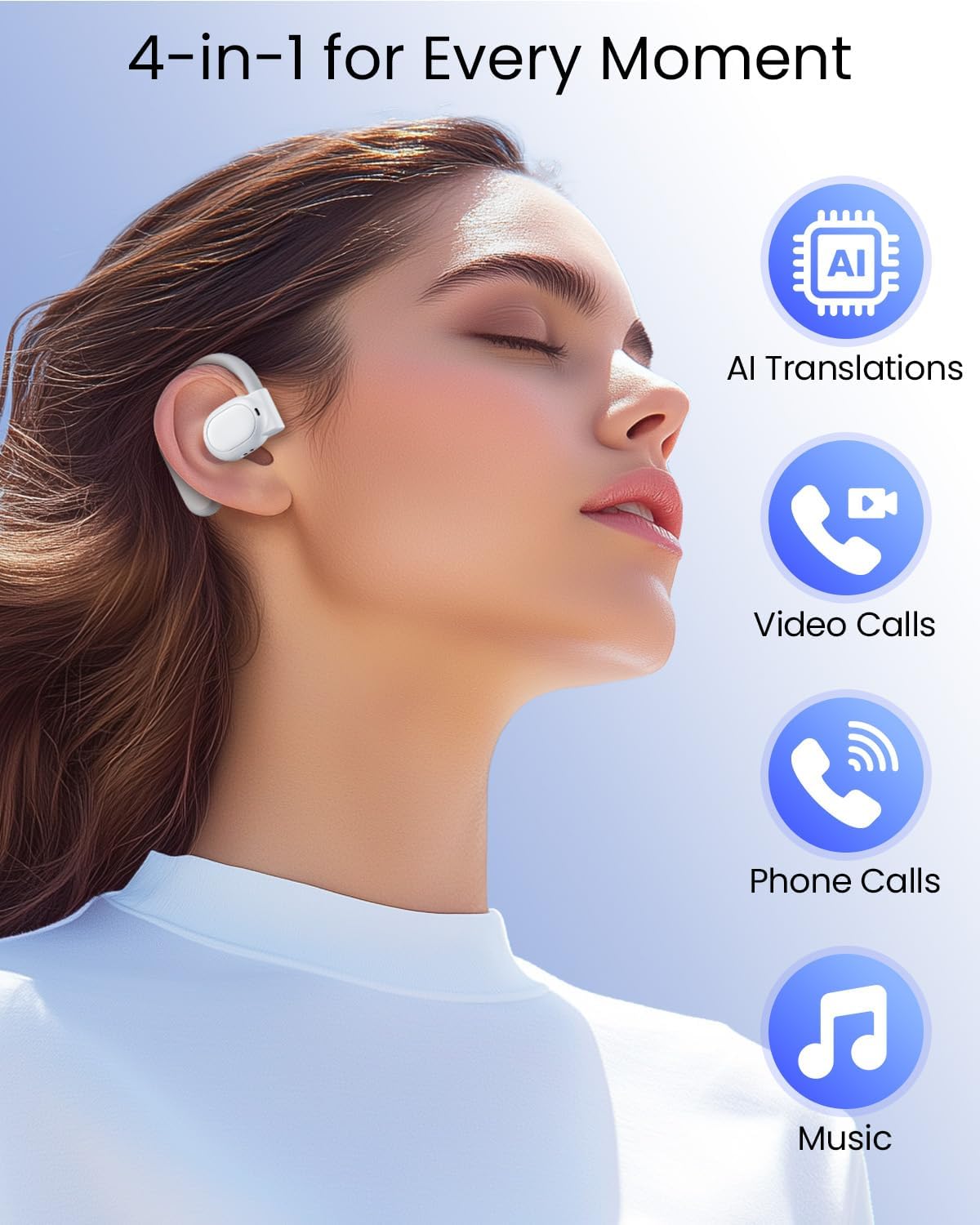 Tagry AI Language Translation Earbuds