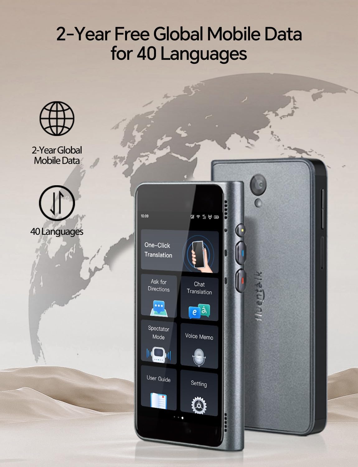 Timekettle T1 AI Handheld Translator for Instant Global Communication
