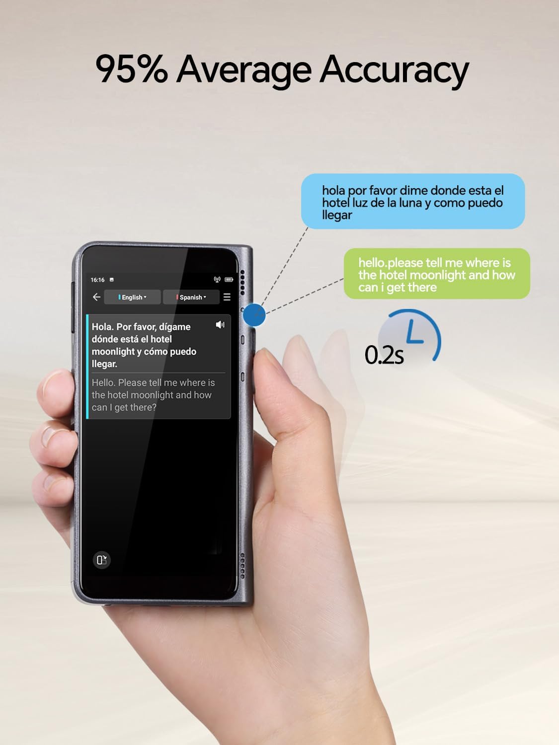 Timekettle T1 AI Handheld Translator for Instant Global Communication