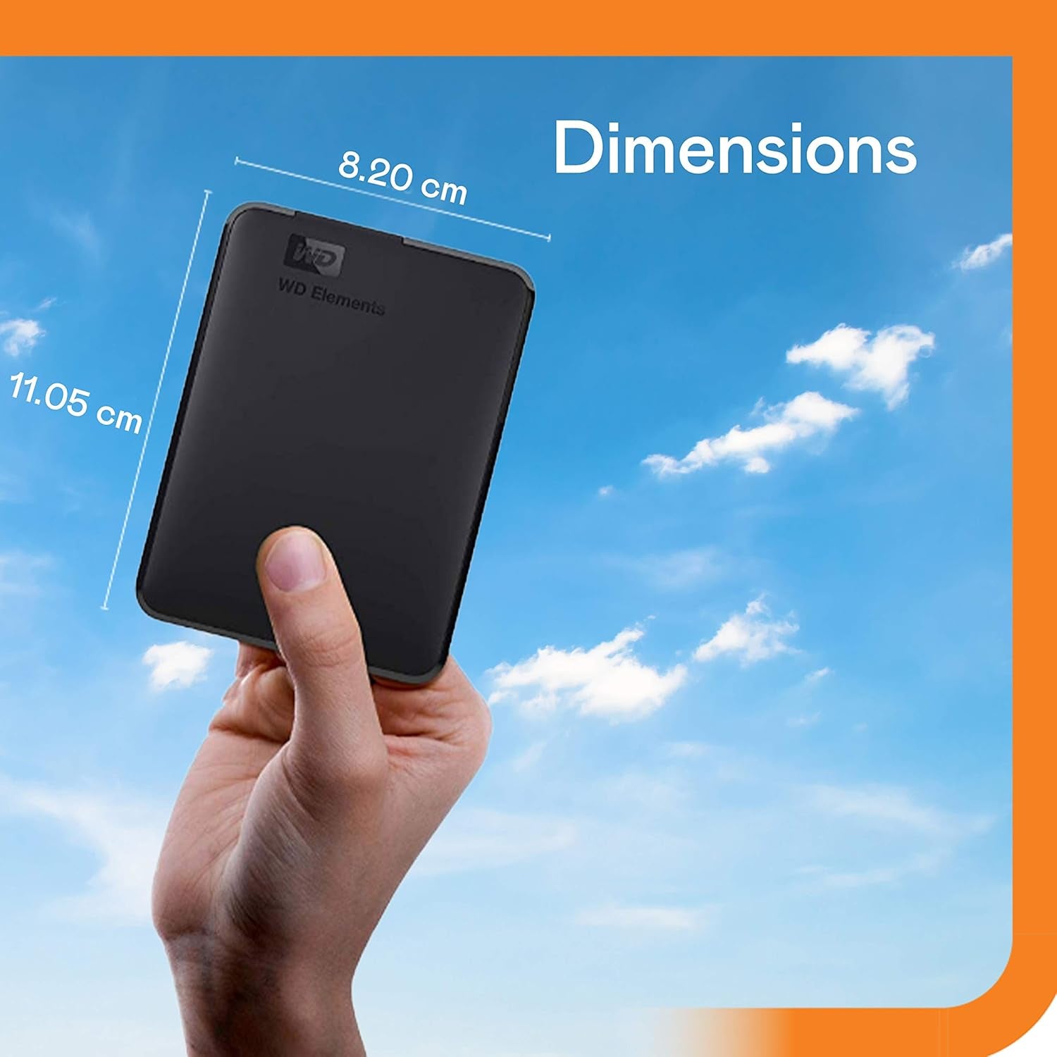 WD Portable External Hard Drive for Secure Data Storage