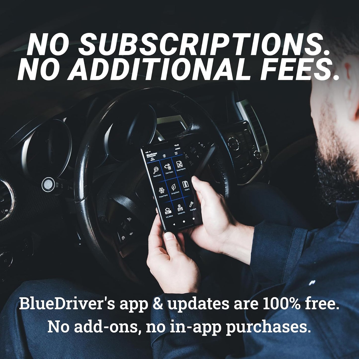 BlueDriver Pro OBDII Scan Tool – Advanced Bluetooth Car Diagnostic Scanner
