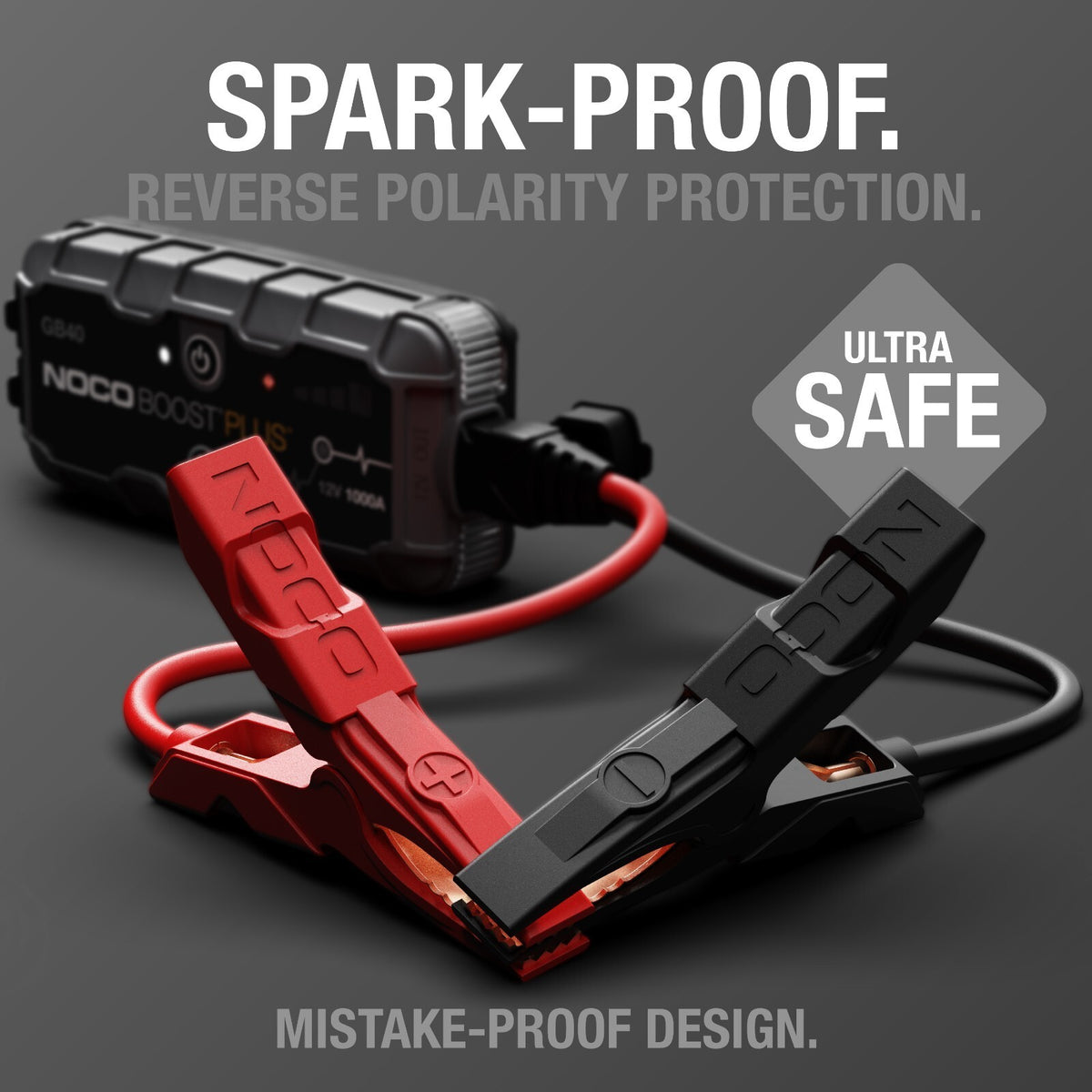 NOCO Boost Plus GB40: 1000A UltraSafe Portable Lithium Jump Starter