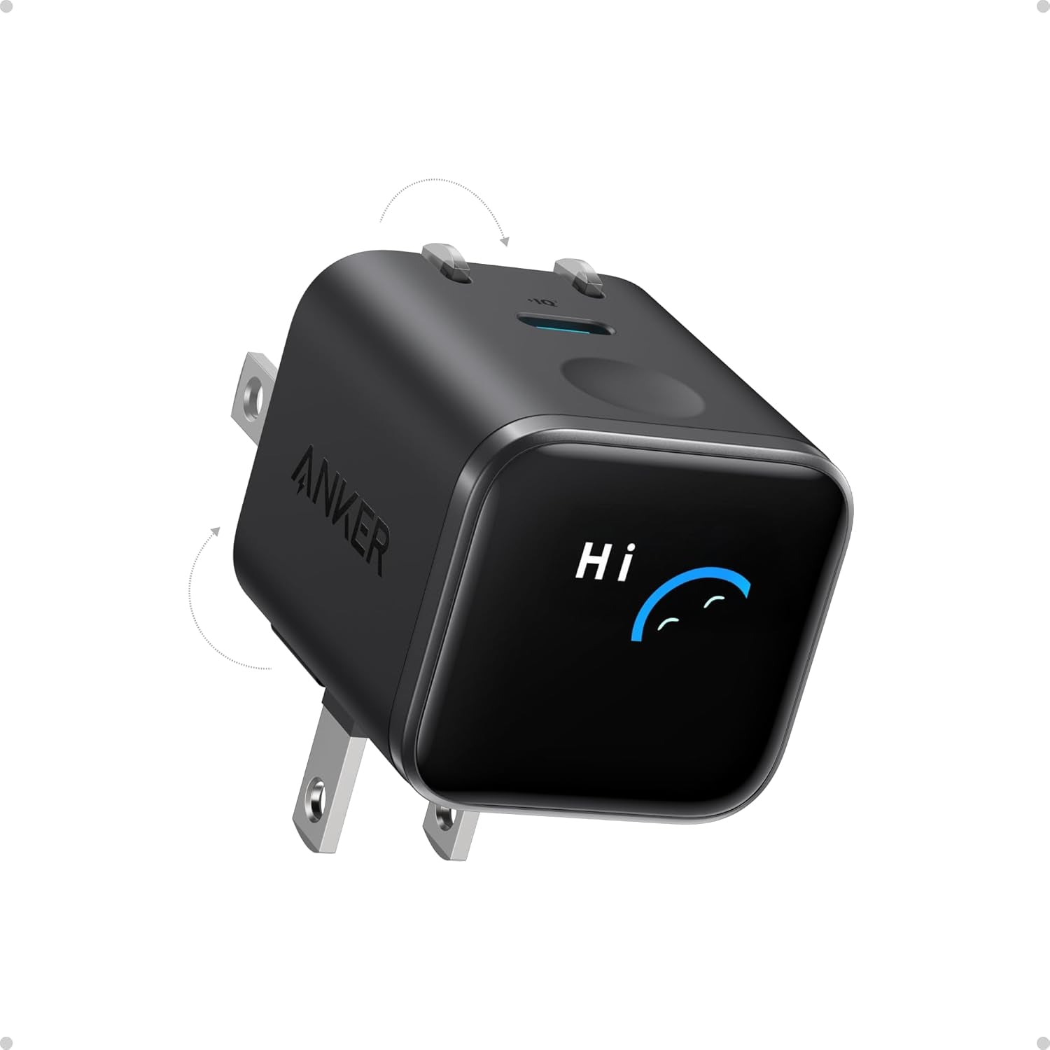 Anker Smart Display Charger Block Fast Charging USB-C Power Adapter