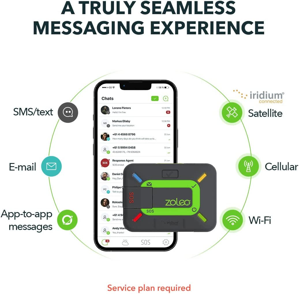ZOLEO Satellite Communicator for Off-Grid Safety & Messaging