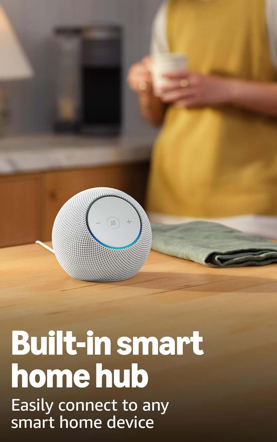 Echo Dot Max Smart Speaker with Premium Sound & Alexa