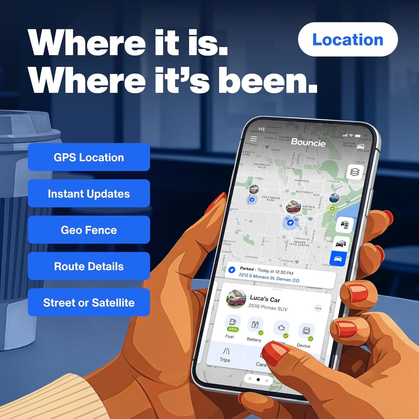 Bouncie 4G GPS Vehicle Tracker – Real-Time Car Tracking