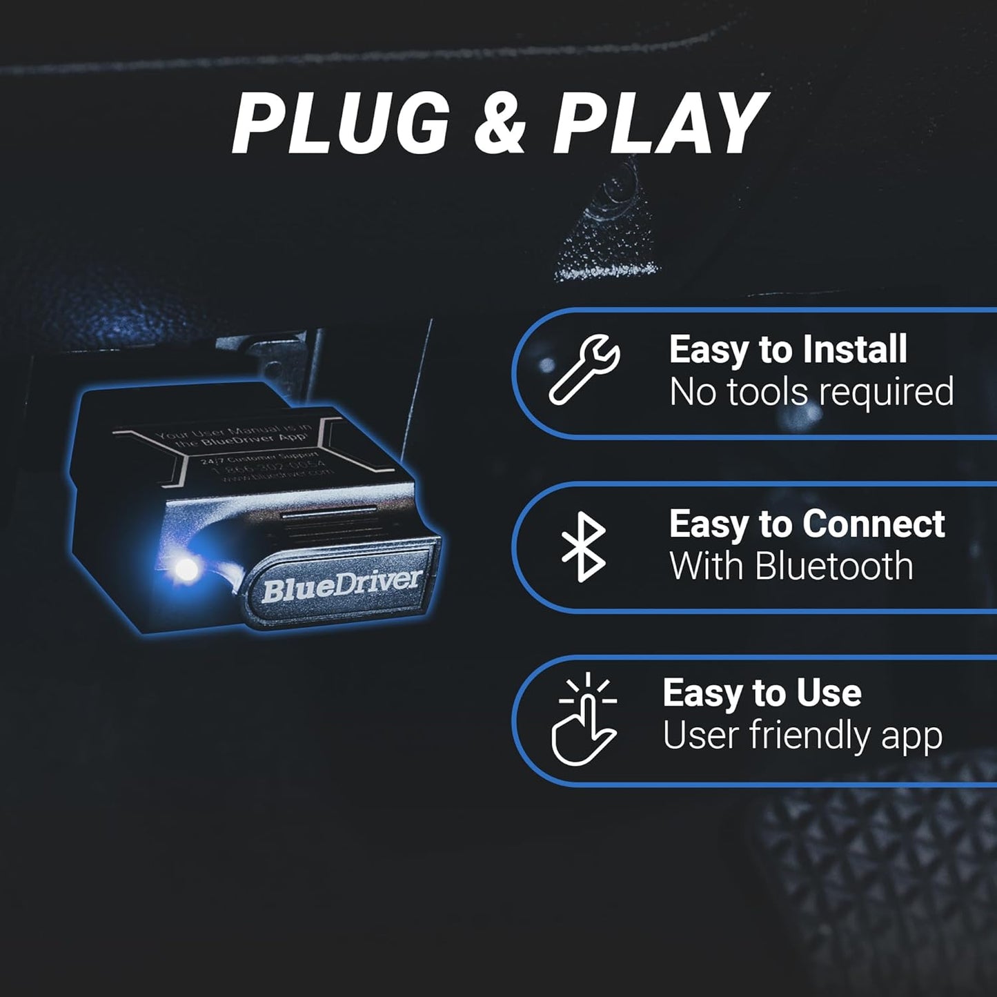 BlueDriver Pro OBDII Scan Tool – Advanced Bluetooth Car Diagnostic Scanner
