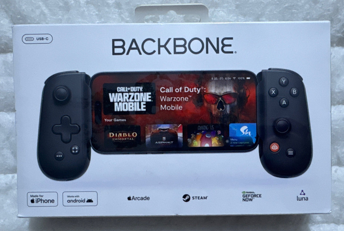Backbone One Gaming Controller USB-C for Mobile Gaming